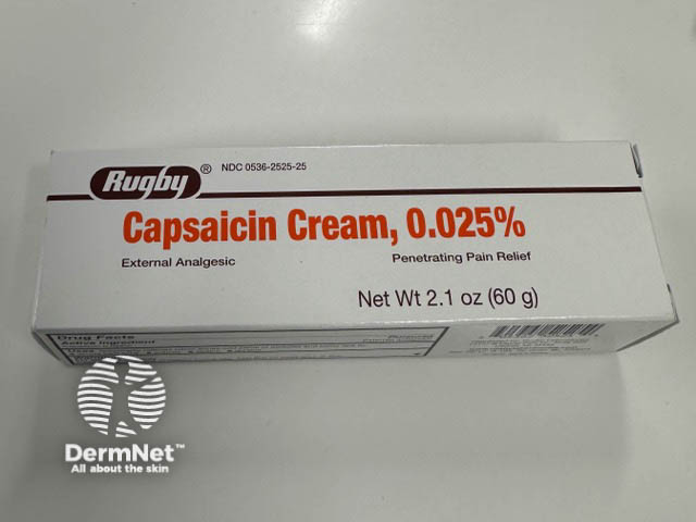 0.025% capsaicin cream