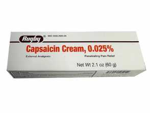 Capsaicin topical cream