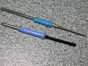 Sharp and blunt disposable electrocautery tips