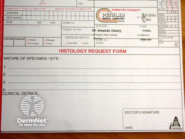 Request form