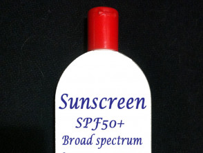 Sunscreen bottle